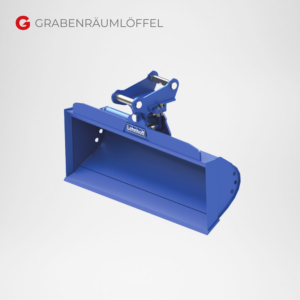 Grabenräumlöffel Anbaugerät für Bagger 1,1-16 Tonnen mieten Würzburg Bamberg Umgebung