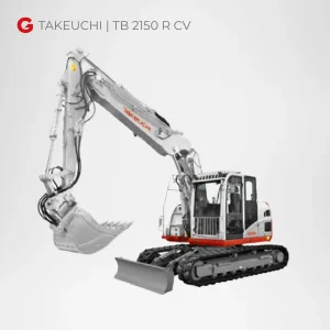 TB 2150 R CV Takeuchi 16 Tonnen Kompaktbagger mieten Würzburg Bamberg Umgebung