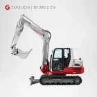 TB290-2 CM Takeuchi 9 Tonnen Kompaktbagger mieten Würzburg Bamberg Umgebung