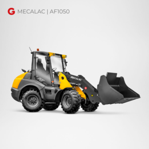 Mecalac AF1050 Radlader 6 bis 7 Tonnen mieten Würzburg Bamberg Umgebung