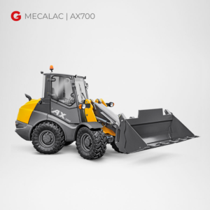 Mecalac AX700 Knicklader 4,7 Tonnen mieten Würzburg Bamberg Umgebung