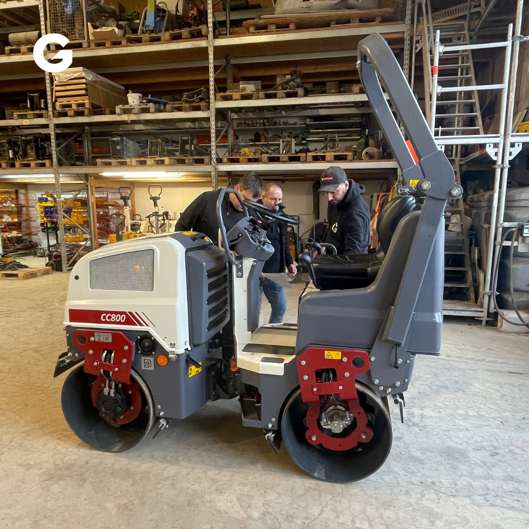 Dynapac Walze: Kurzer Check in der Werkstatt von unserem Service-Team